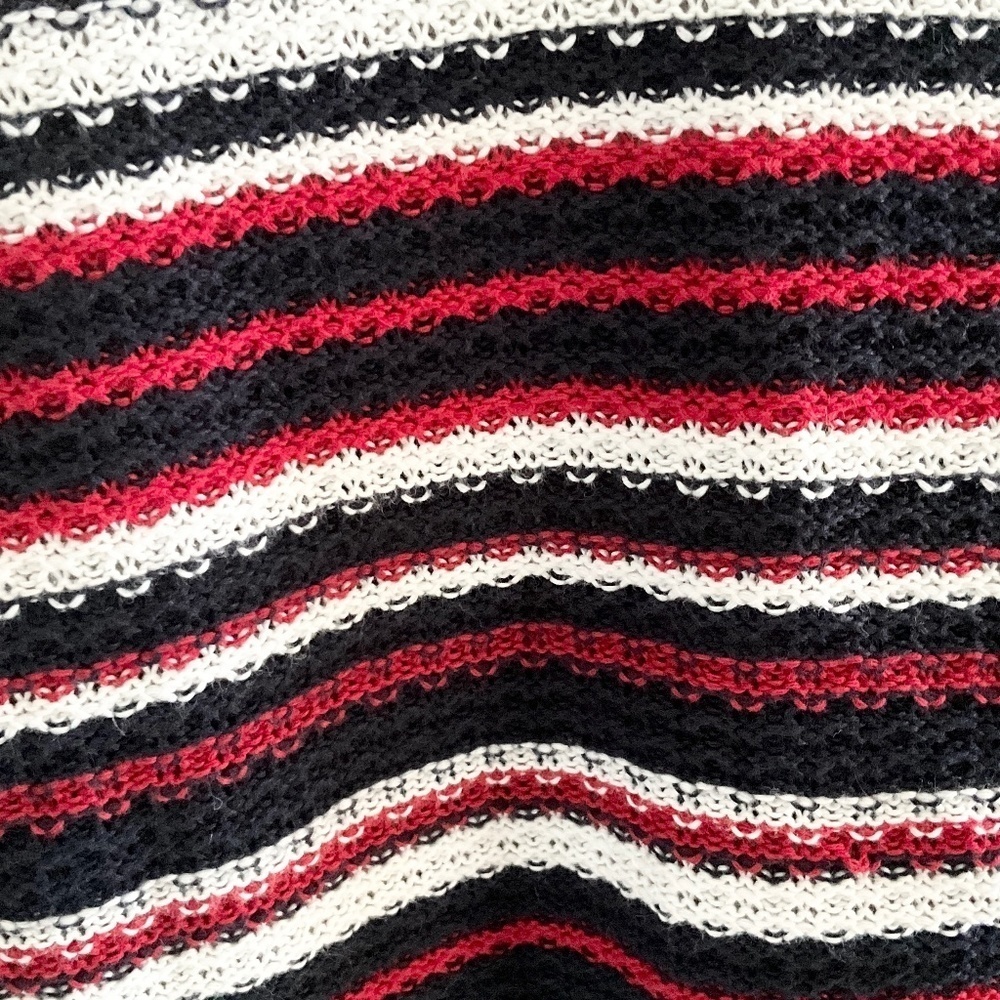 Brooks Brothers Ruffle Stripe Cotton Knit Preppy Quiet Luxury S - Picture 5 of 11